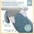 Kuscheltier Frosch mit Schmusetuch - FR Infographic