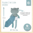 Kuscheltier Frosch mit Schmusetuch - IT Infographic