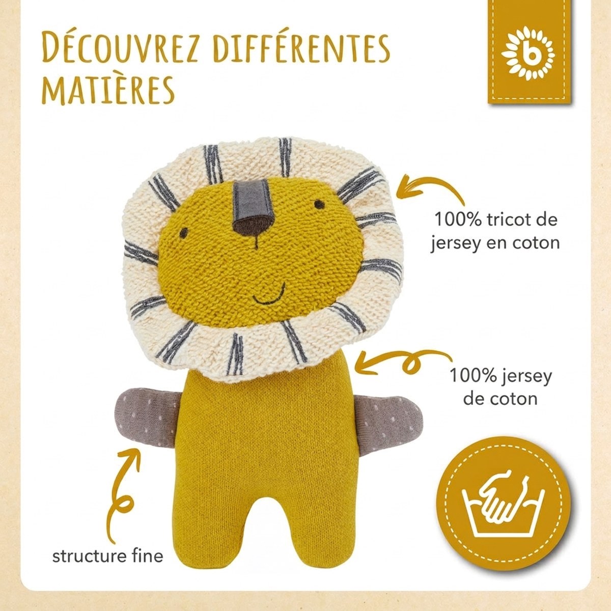 Kuscheltier Löwe - FR Infographic