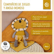 Kuscheltier Löwe mit Schmusetuch - ES Infographic