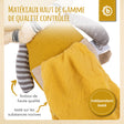 Kuscheltier Löwe mit Schmusetuch - FR Infographic