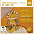 Kuscheltier Löwe mit Schmusetuch - IT Infographic