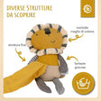 Kuscheltier Löwe mit Schmusetuch - IT Infographic