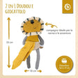 Kuscheltier Löwe mit Schmusetuch - IT Infographic
