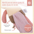 Kuscheltier Maus mit Schmusetuch - FR Infographic