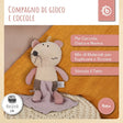 Kuscheltier Maus mit Schmusetuch - IT Infographic