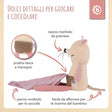 Kuscheltier Maus mit Schmusetuch - IT Infographic
