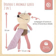 Kuscheltier Maus mit Schmusetuch - IT Infographic