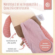 Kuscheltier Maus mit Schmusetuch - IT Infographic