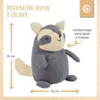 Kuscheltier Waschbär - FR Infographic