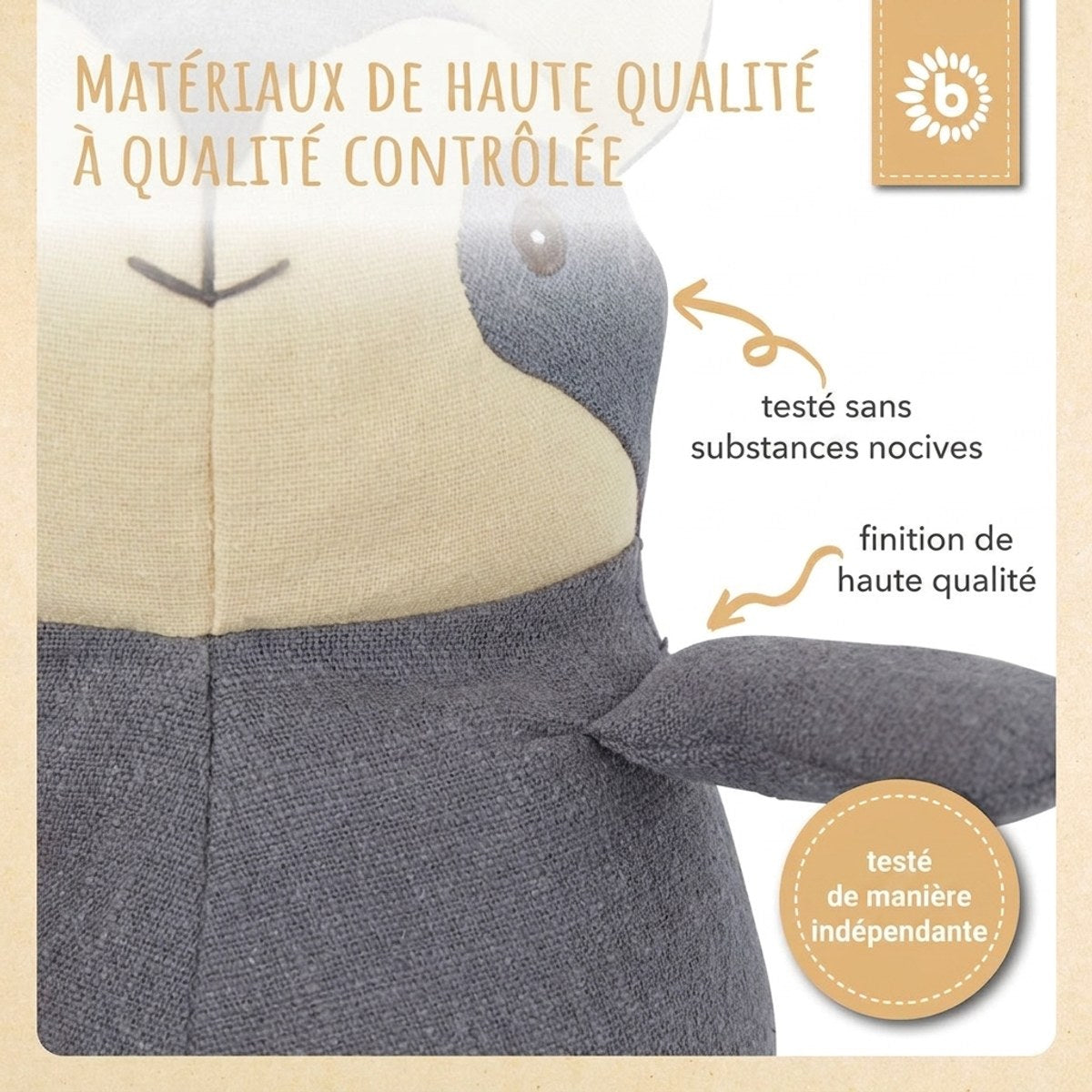 Kuscheltier Waschbär - FR Infographic