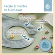 Lätzchen 10er Set teal - FR Infographic