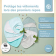 Lätzchen 10er Set teal - FR Infographic