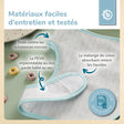 Lätzchen 10er Set teal - FR Infographic