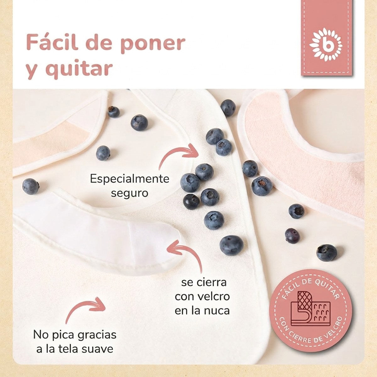 Lätzchen 5er Set Ella - ES Infographic