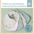 Lätzchen 5er Set slate - ES Infographic