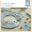 Lätzchen 5er Set slate - FR Infographic