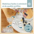 Lätzchen 5er Set slate - FR Infographic