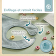 Lätzchen 5er Set slate - FR Infographic