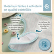 Lätzchen 5er Set teal - FR Infographic