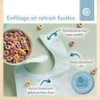Lätzchen 5er Set teal - FR Infographic