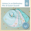 Lätzchen 5er Set teal - IT Infographic