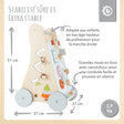 Lauflernwagen Waldtiere FSC® - FR Infographic