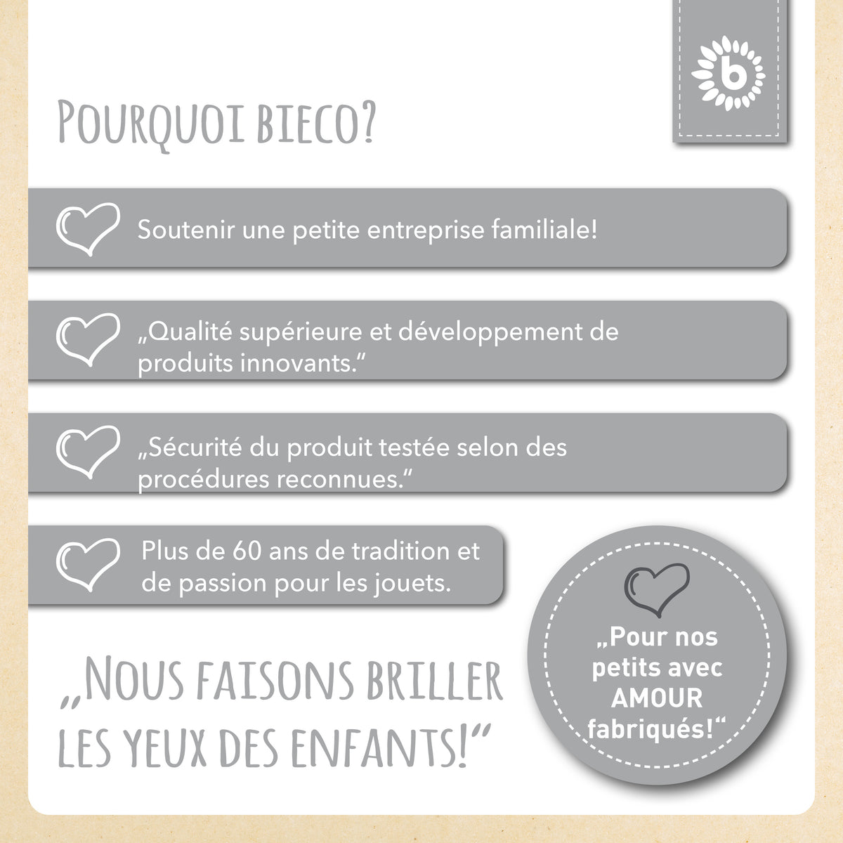 Lauflernwagen Waldtiere FSC® - FR Infographic
