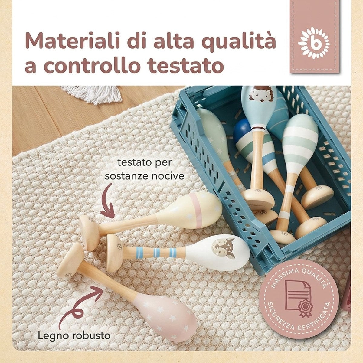 Maracas 2er Set dreamy rose - IT Infographic