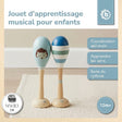 Maracas 2er Set Igel - FR Infographic