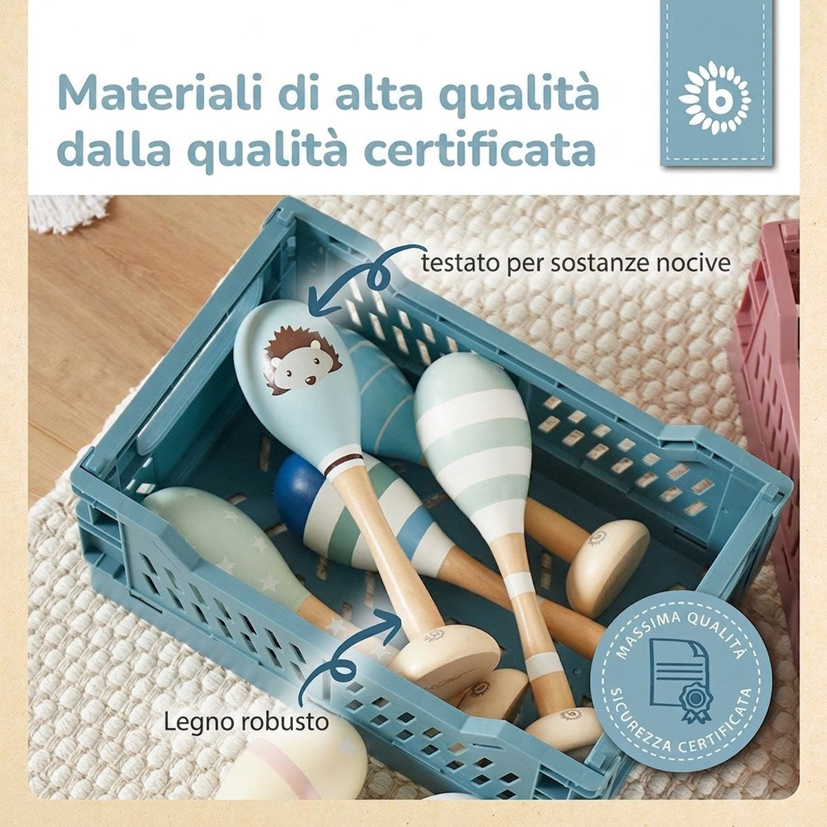 Maracas 2er Set Igel - IT Infographic
