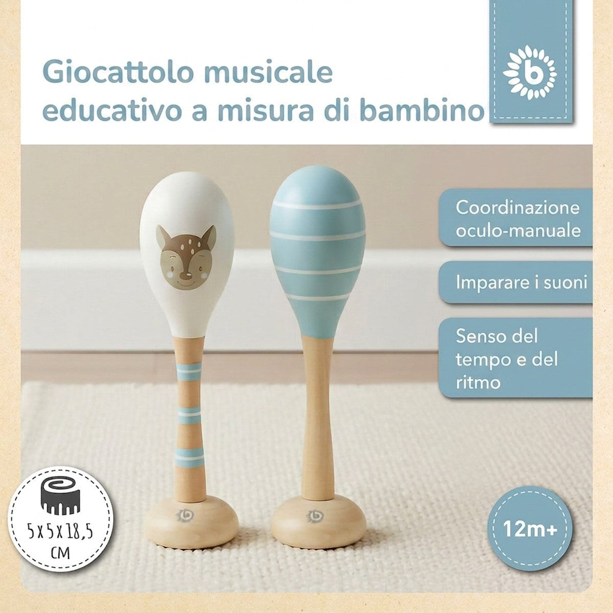 Maracas 2er Set Reh - IT Infographic