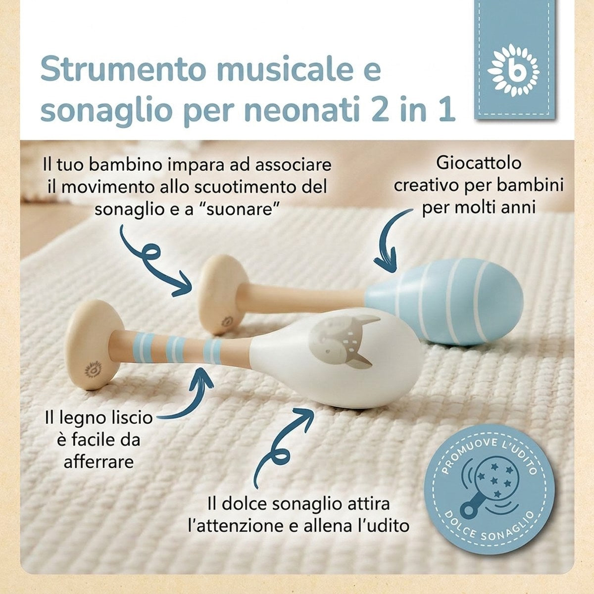 Maracas 2er Set Reh - IT Infographic
