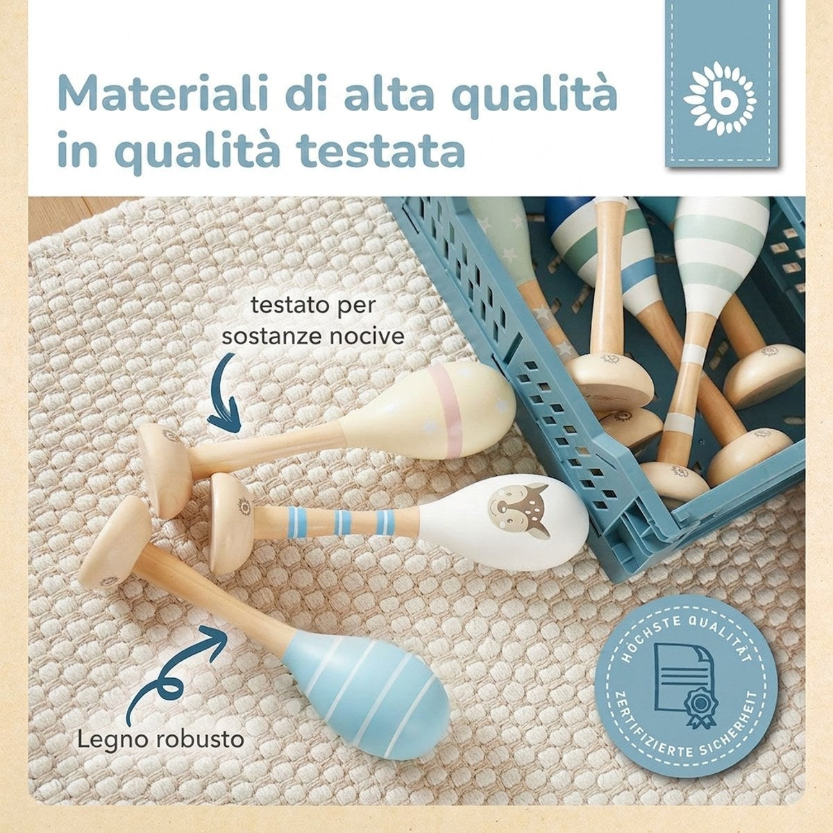 Maracas 2er Set Reh - IT Infographic