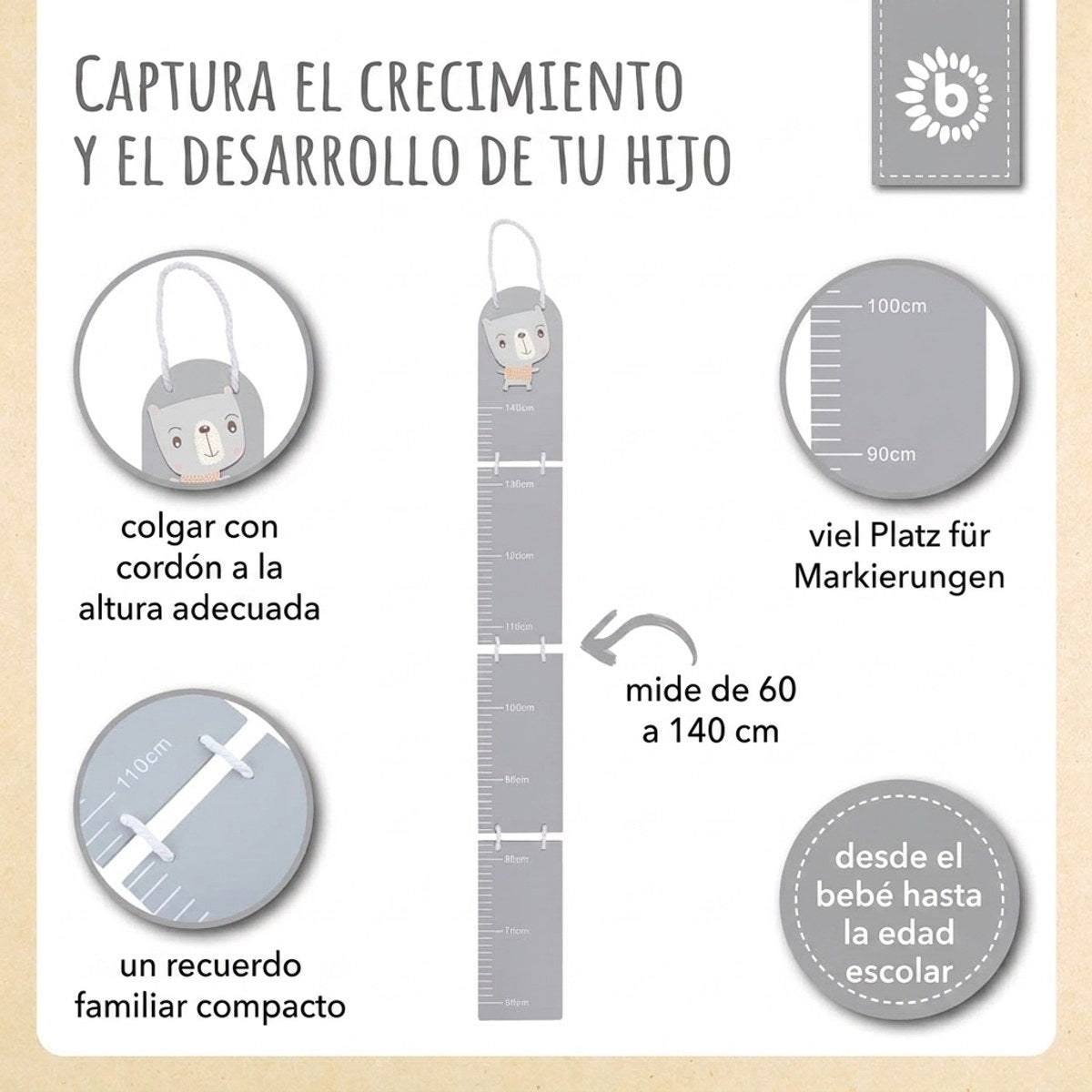 Messlatte Bär - ES Infographic