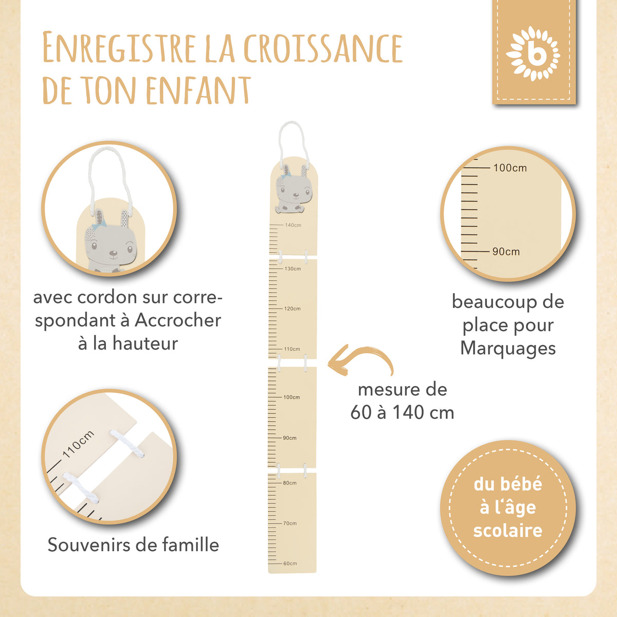 Messlatte Hase - FR Infographic