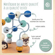 Mini Motorikschleife Waldtiere blau - FR Infographic