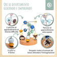 Mini Motorikschleife Waldtiere blau - IT Infographic
