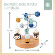 Mini Motorikschleife Waldtiere blau - IT Infographic