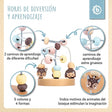 Mini Motorikschleife Waldtiere rose - ES Infographic