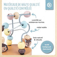 Mini Motorikschleife Waldtiere rose - FR Infographic