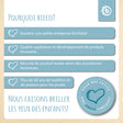 Mini Motorikschleife Waldtiere rose - FR Infographic