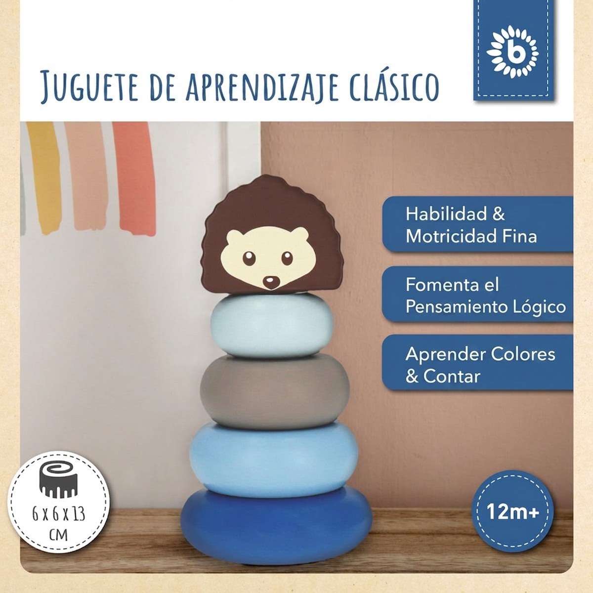 Mini Stapelturm Igel - ES Infographic
