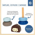 Mini Stapelturm Igel - IT Infographic