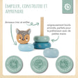 Mini Stapelturm Reh - FR Infographic