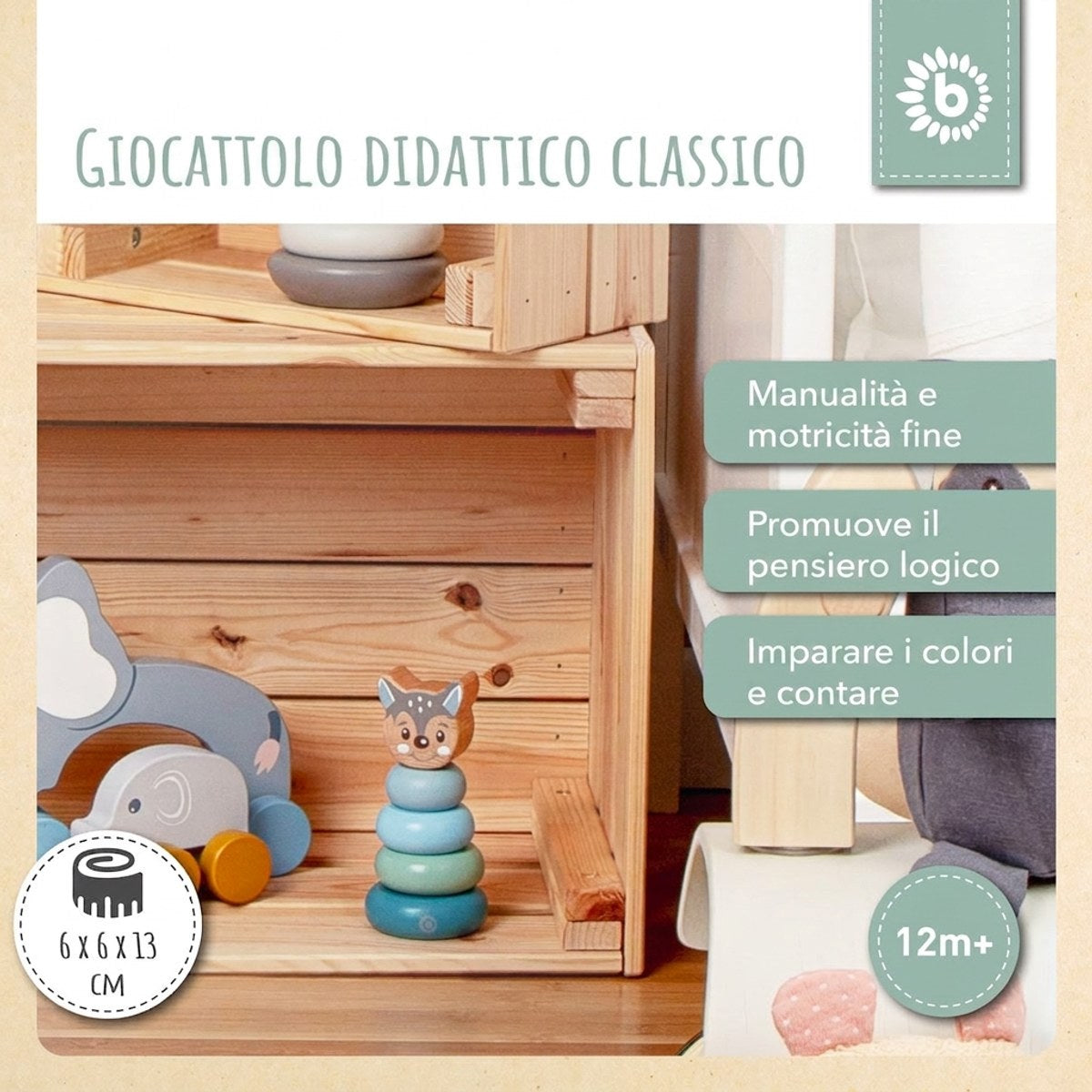 Mini Stapelturm Reh - IT Infographic