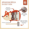 Mini Xylophon Fuchs FSC® - ES Infographic