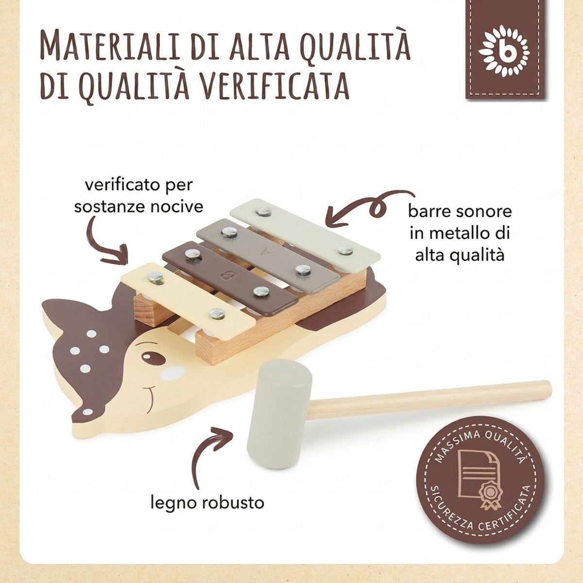 Mini Xylophon Reh FSC® - IT Infographic