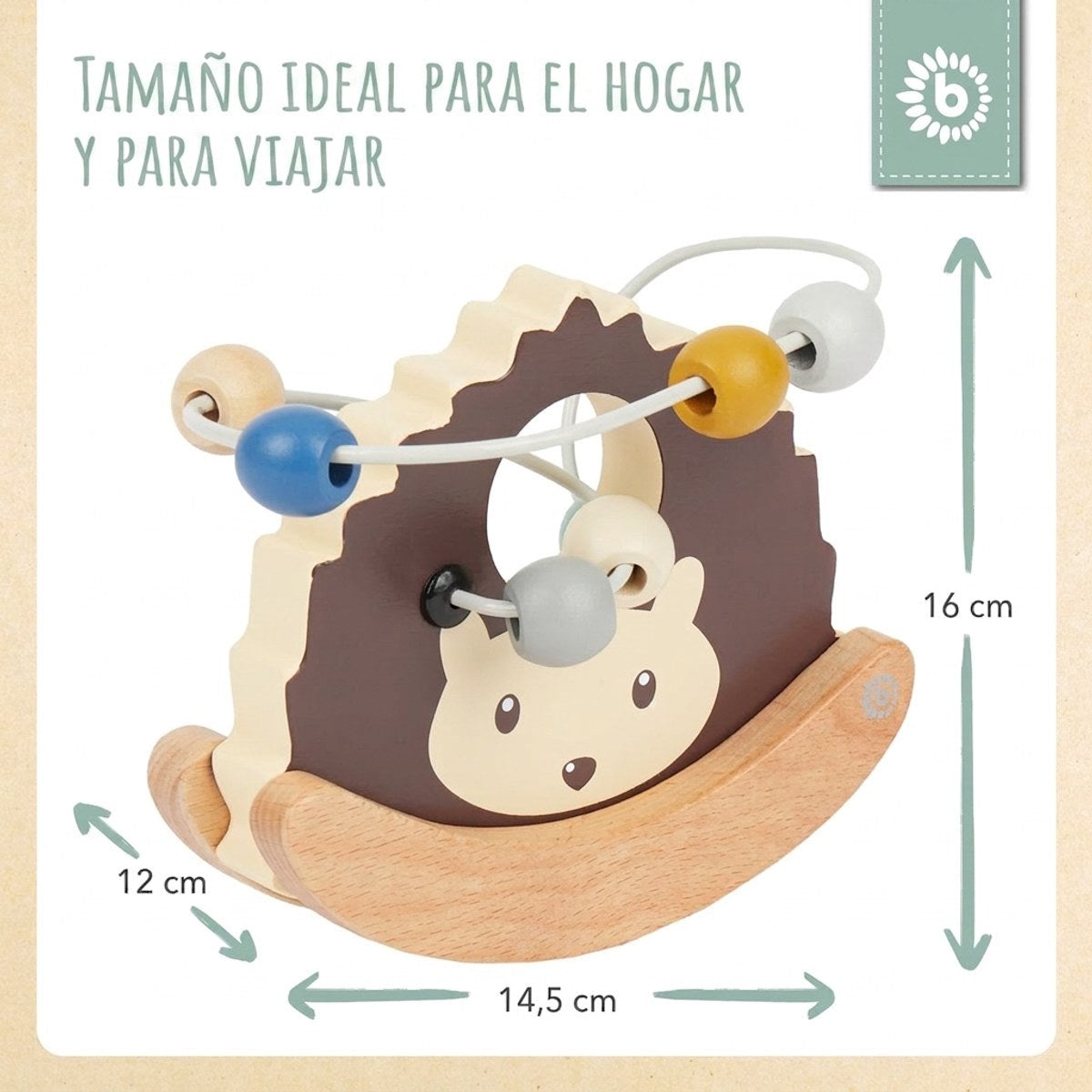 Motorikschleife mit Wippe Igel - ES Infographic