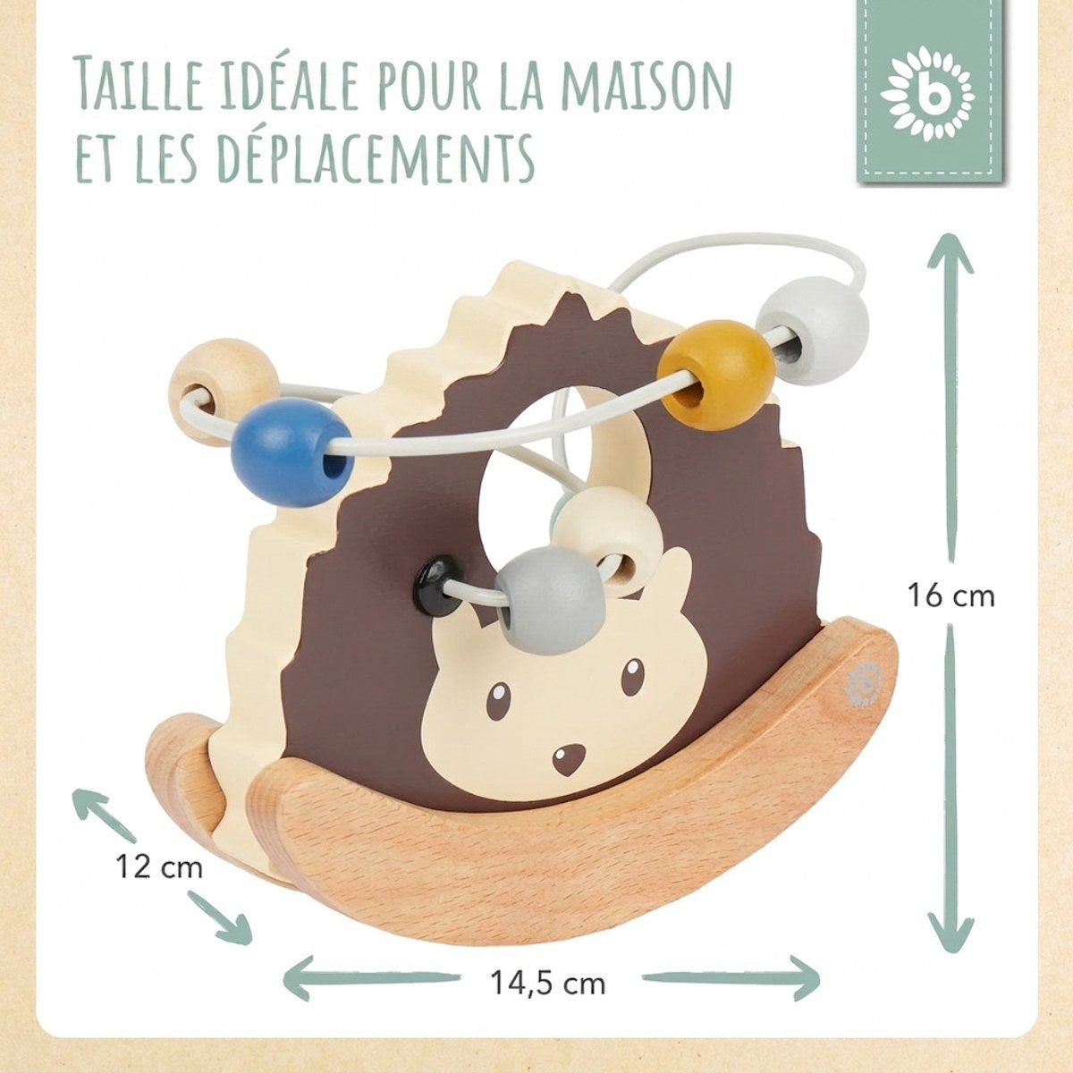 Motorikschleife mit Wippe Igel - FR Infographic